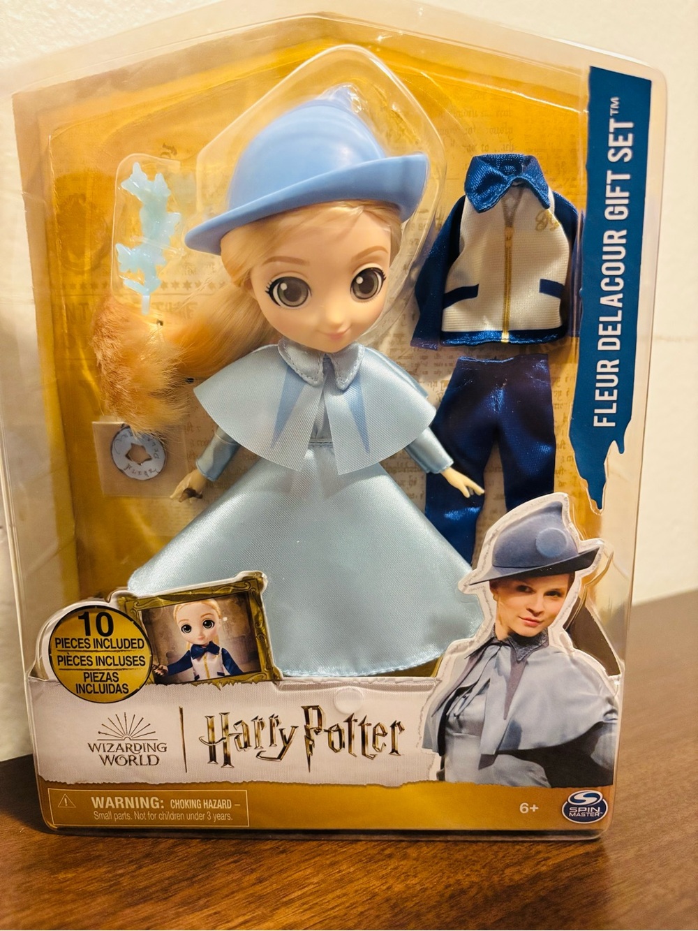 Warner Bros. Fleur Delacour Doll in Pale Blue Dress and Hat